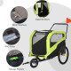 PawHut Dog Bike Trailer, 2 in 1 Dog Stroller for Large Dogs with Hitch, Quick-release 20&quot; Wheels, Pet Bicycle Cart Trolley Carri