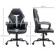 Vinsetto Computer Gaming Chair, Desk Chair with Breathable PU Leather Back and Seat, Soft Padded Armrests and Rolling Wheels for