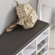 Multi-Storage Shoe Rack w/ 14 Compartments Cushion Moving Shelves Solid Frame Foot Pads Home Office Tidy Organisation Boots Trai