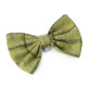House of Paws Green Tweed Bow Tie