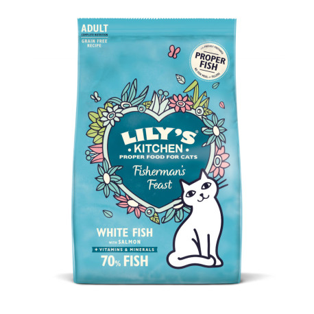 Lily's Kitchen - Fisherman's Feast Dry Fish Cat Food