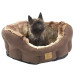 House of Paws - Faux Fur Artic Fox Snuggle Dog Bed