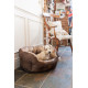 House of Paws - Faux Fur Artic Fox Snuggle Dog Bed