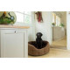 House of Paws Brown Tweed &amp; Fx Sheepskin Oval Snuggle Bed