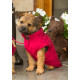 House of Paws - Red Fleece Lined Gilet