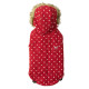 House of Paws Polka Dot Gilet in Red