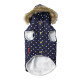 House of Paws Polka Dot Gilet Navy