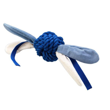 House of Paws - Rope Ball with Blue Tags