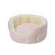 House of Paws Fleece Star Snuggle Oval Pink