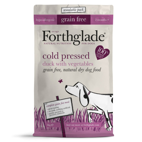 Forthglade - Grain Free Duck Cold Pressed Dry Dog Food