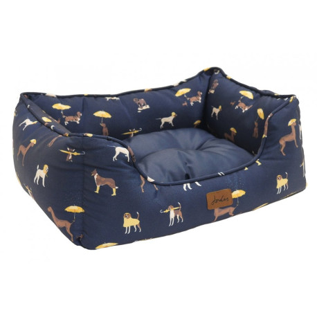 Joules - Let Sleeping Dogs Lie - Dog Print Box Bed