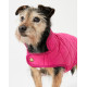 Joules - Raspberry Quilted Dog Coat