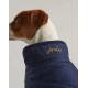 Joules - Navy Quilted Dog Coat
