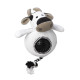 House of Paws Cow Cord Toy with Spiky Ball