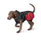 Hunter Uppsala Cozy Dog Coat - Anthracite/Red