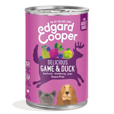 Edgard & Cooper - Game & Duck Wet Dog Food 400g