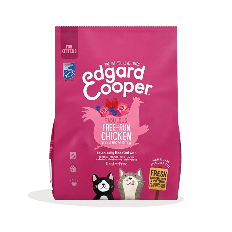 Edgard & Cooper - Chicken, Duck & Fish - Dry Kitten Food
