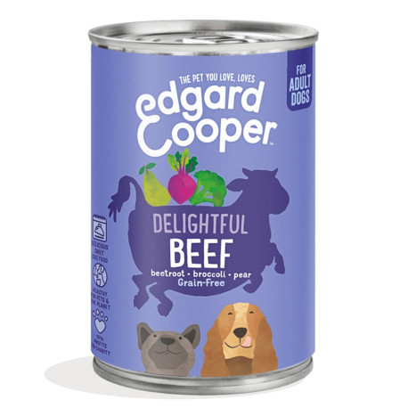 Edgard & Cooper - Delightful Beef Wet Dog Food 400g