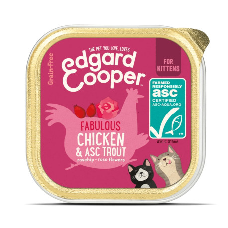 Edgard & Cooper - Chicken & Trout 85g - Kitten