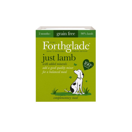 Forthglade - Grain Free Just Lamb - Wet Dog Food (18x395g)