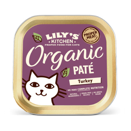 Lily's Kitchen - Organic Turkey Paté Cat Food (85g)