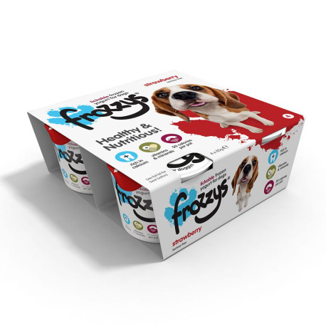 Frozzys - Dog Ice Cream - Strawberry x12