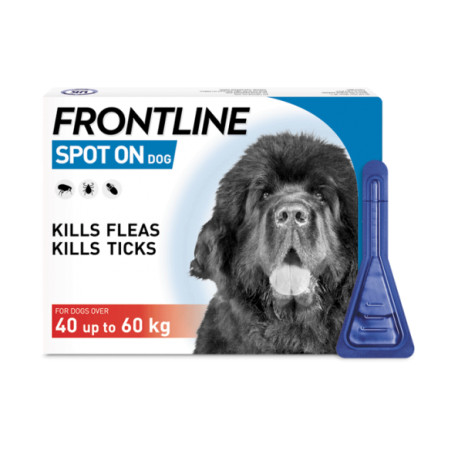 Frontline - Spot On Flea & Tick Treatment Pipettes - Extra Large Dogs 40kg+