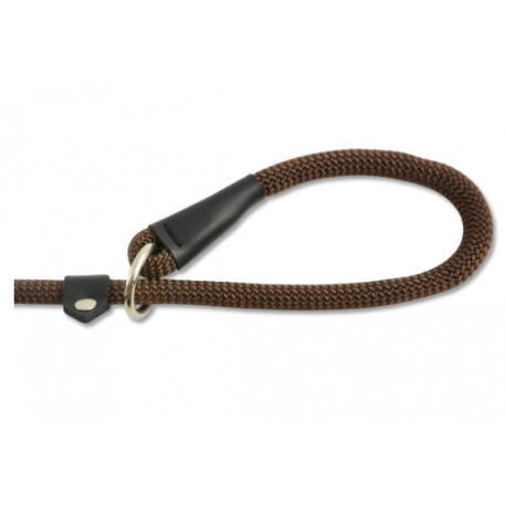Heritage Deluxe Nylon Rope Slip Lead Brown 12mm X1.5m