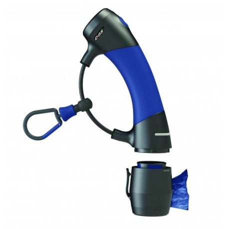 I'm Gismo - Dog Lead Handle With Poo Bag Dispenser - Midnight Blue