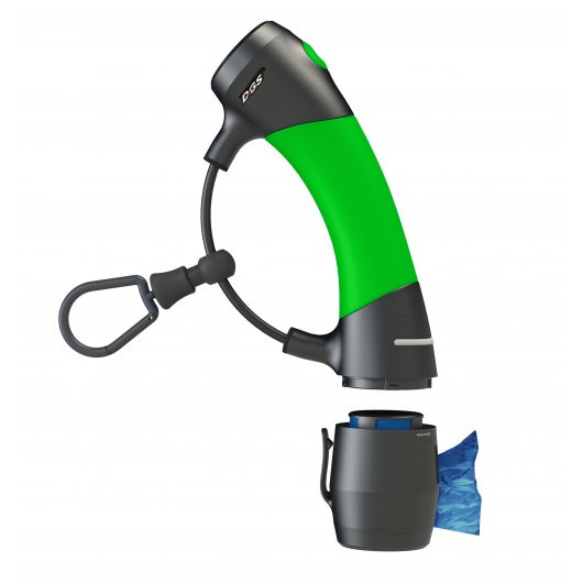 I'm Gismo - Dog Lead Handle With Poo Bag Dispenser - Lime Green