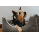 Hunter Palma Dog Bed - Grey Stripe