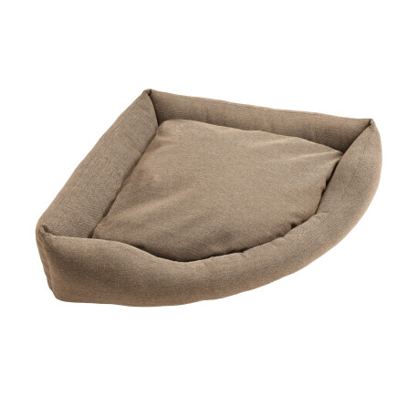 Hunter Livingston Corner Dog Bed - Brown