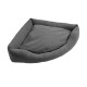 Hunter Livingston Corner Dog Bed - Grey