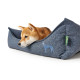 Hunter Prag Easy Clean Dog Bed - Blue