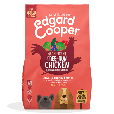 Edgard & Cooper - Free-Run Chicken & Salmon - Dry Senior Dog Food