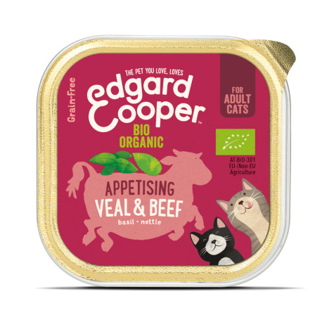 Edgard & Cooper - Organic Beef & Veal - Wet Cat Food 85g