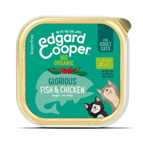 Edgard & Cooper - Organic Chicken & Fish - Wet Cat Food 85g