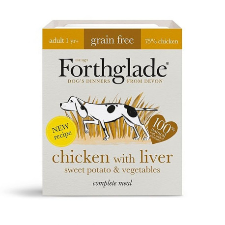 Forthglade - Grain Free Chicken, Liver, Sweet Potatoes & Veg - Wet Dog Food