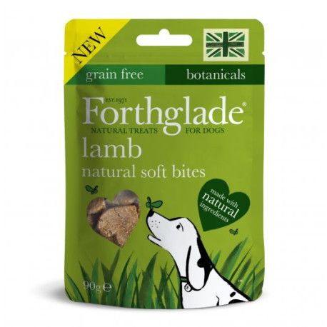 Forthglade - Grain Free Soft Bite Lamb Dog Treats - 90g