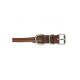 Ancol - Round Leather Dog Collar - Chestnut
