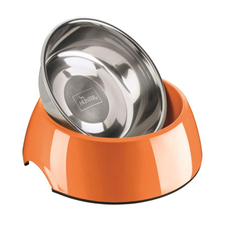 Hunter Melamine Dog Food Bowl – Orange