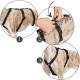 Hunter Nylon Safety Harness Vario Rapid – Black