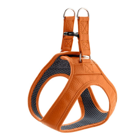 Hunter Hilo Leather Harness – Orange