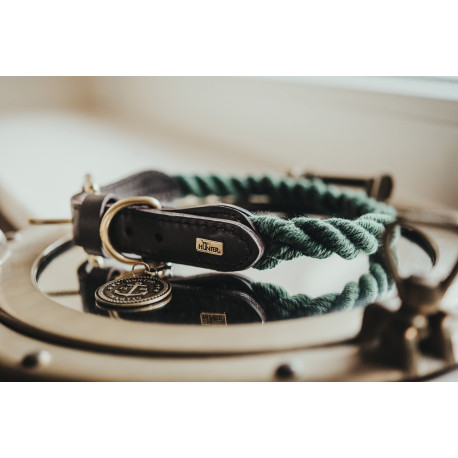 Hunter - List Rope Collar – Olive-60 48-56cm (12mm)
