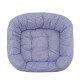 Rosewood - Blue Sky Stripe Square Dog Bed