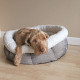 Rosewood - Deep Tweed Oval Teddy Bear Dog Bed