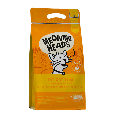 Meowing Heads - Fat Cat Slim - Light Dry Cat Food - 1.5kg