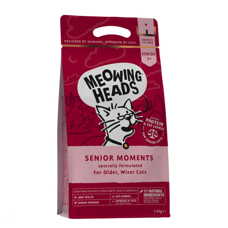 Meowing Heads - Senior Moments - Dry Cat Food