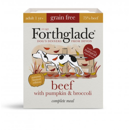 Forthglade - Beef With Pumpkin & Broccoli - Wet Dog Food Multipack (7x395g)