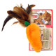 KONG - Dr Noys Catnip Cat Toy Feather Top Carrot